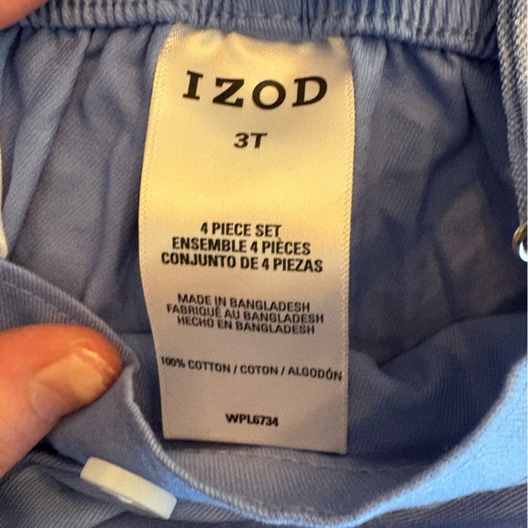 Adorable IZOD Toddler Boy 4 Piece Suspenders Shirt Set l Size: 3T NWT! - Picture 6 of 9